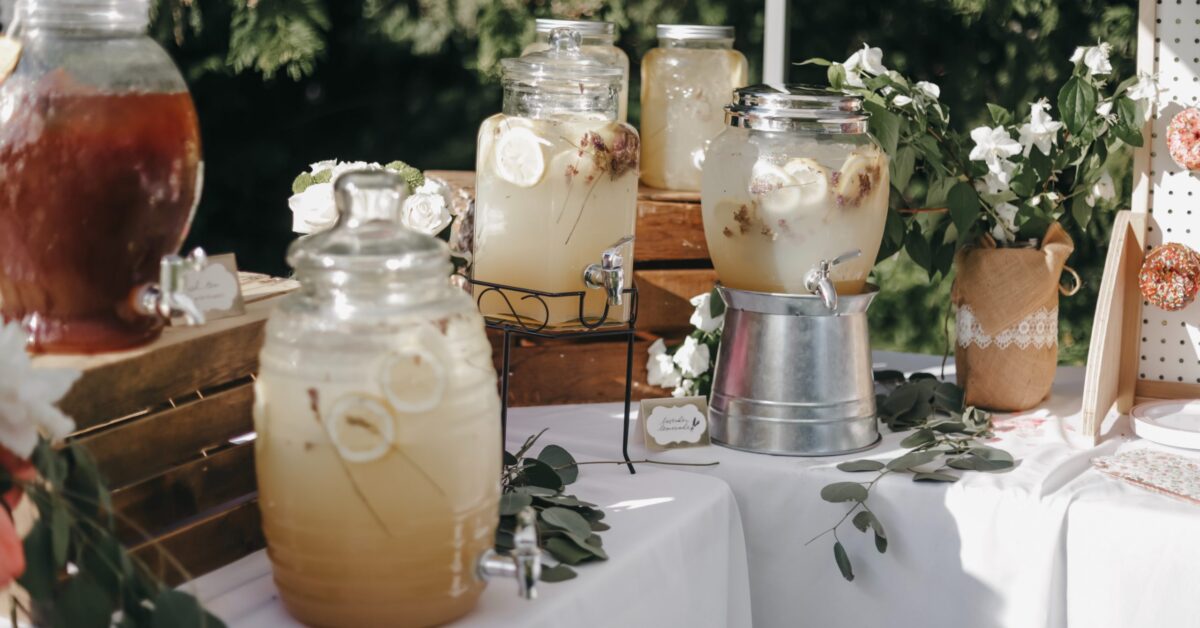 6 Creative Wedding Drink Station Ideas - Georgia Bridal Show